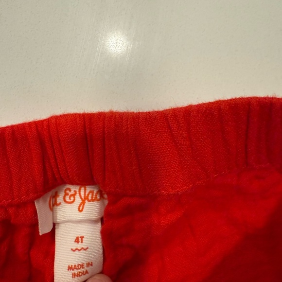 Cat & Jack Vibrant Red Toddler Stars Set - Picture 4 of 7